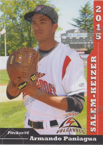 2015 Salem Keizer Volcanoes Armando Paniagua