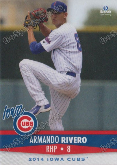 2014 Iowa Cubs Armando Rivero