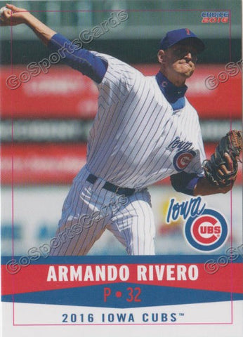 2016 Iowa Cubs Armando Rivero