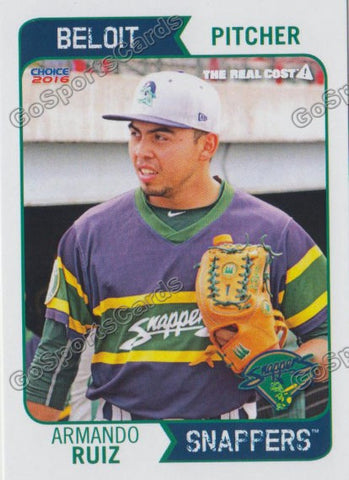 2016 Beloit Snappers Armando Ruiz