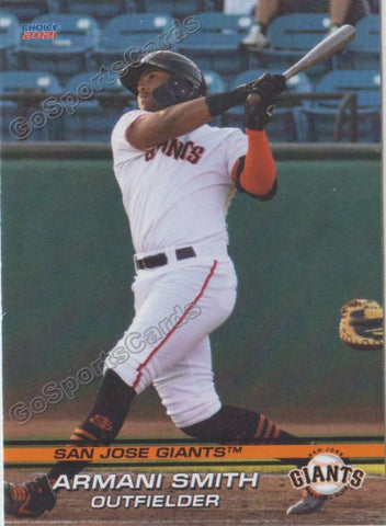 2021 San Jose Giants Armani Smith