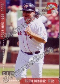 2010 Portland Sea Dogs Arnie Beyeler