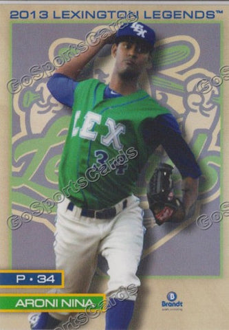 2013 Lexington Legends Aroni Nina