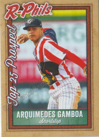 2019 Reading Fightin Phils Top 25 Prospect Arquimedes Gamboa