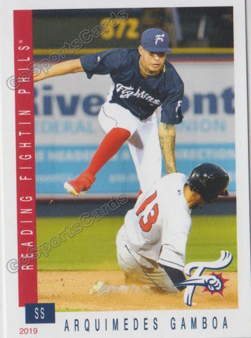 2019 Reading Fightin Phils Update Arquimedes Gamboa
