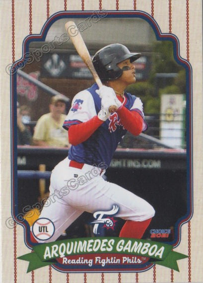 2021 Reading Fightin Phils Arquimedes Gamboa