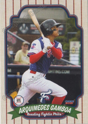 2021 Reading Fightin Phils Arquimedes Gamboa