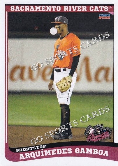 2022 Sacramento River Cats Arquimedes Gamboa