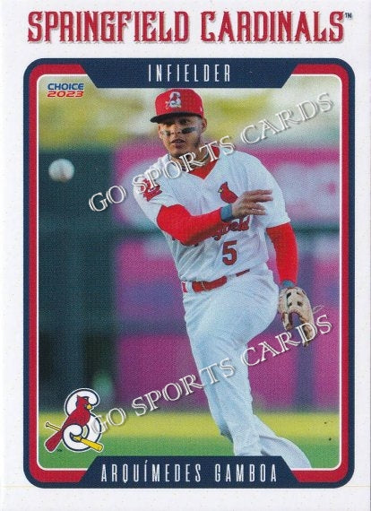 2023 Springfield Cardinals Arquimedes Gamboa – Go Sports Cards