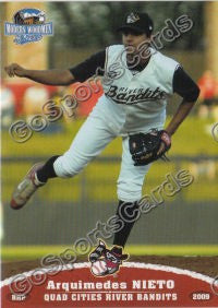 2009 Quad Cities River Bandits Arquimedes Nieto