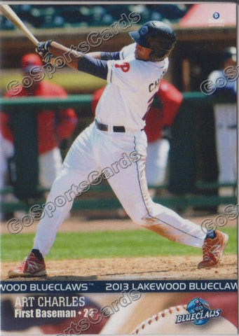 2013 Lakewood BlueClaws Art Charles