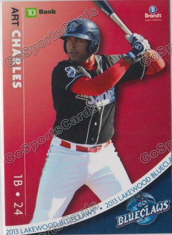 2013 Lakewood BlueClaws SGA Art Charles