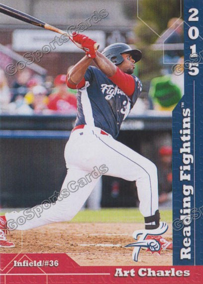 2015 Reading Fightin Phils Update Art Charles
