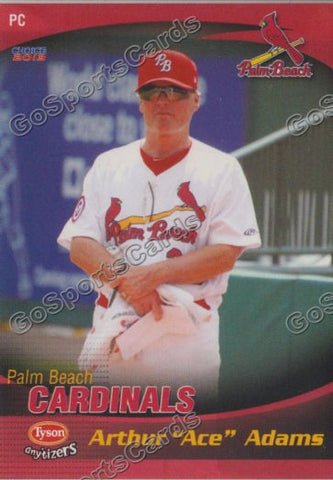 2013 Palm Beach Cardinals Arthur Ace Adams