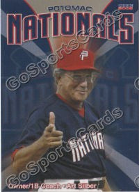 2008 Potomac Nationals Art Silber
