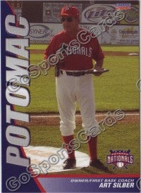 2010 Potomac Nationals Art Silber