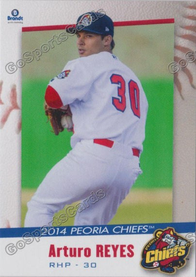 2014 Peoria Chiefs Arturo Reyes