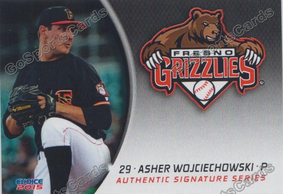 2015 Fresno Grizzlies Asher Wojciechowski