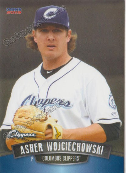 2019 Columbus Clippers Asher Wojciechowski