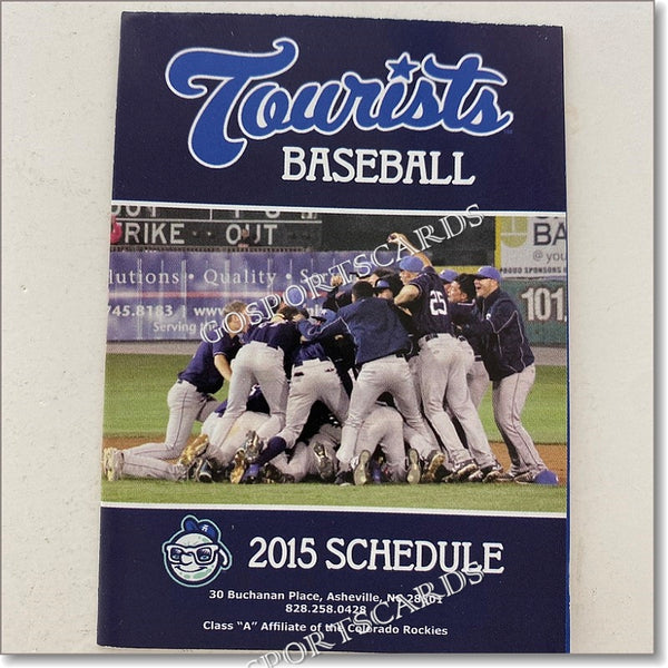 2015 Asheville Tourists Pocket Schedule