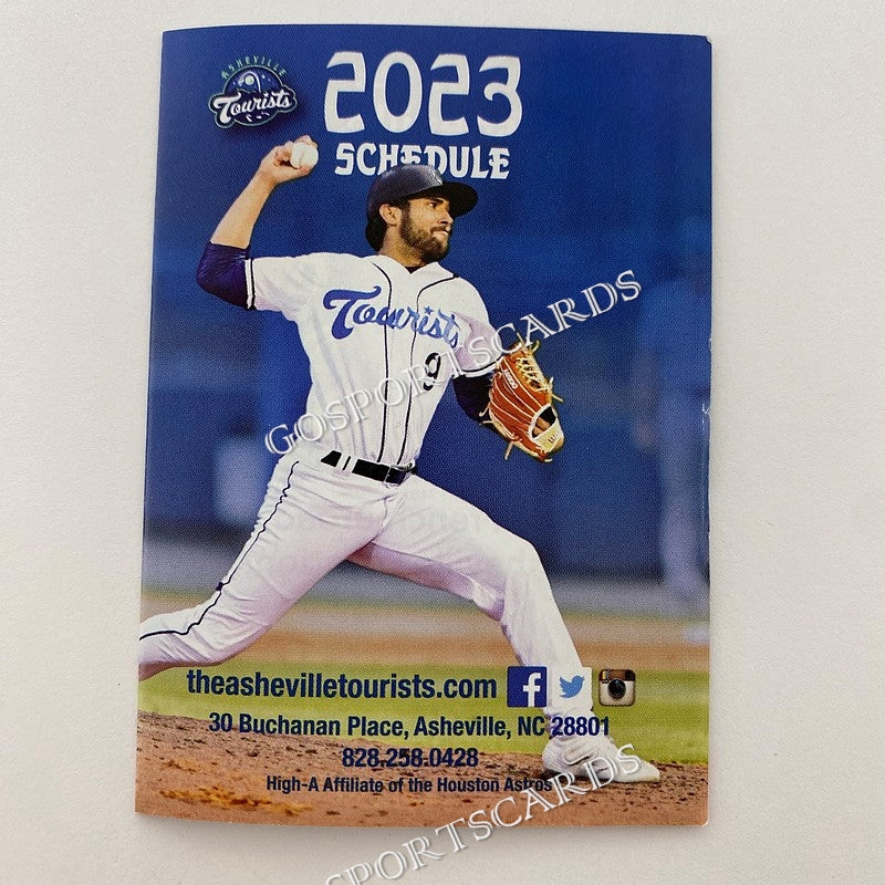2023 Asheville Tourists Pocket Schedule β Go Sports Cards 2023-asheville-tourists-pocket-schedule-go-sports-cards