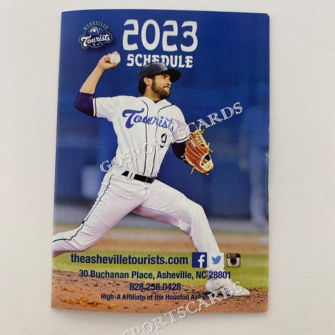 2023 Asheville Tourists Pocket Schedule