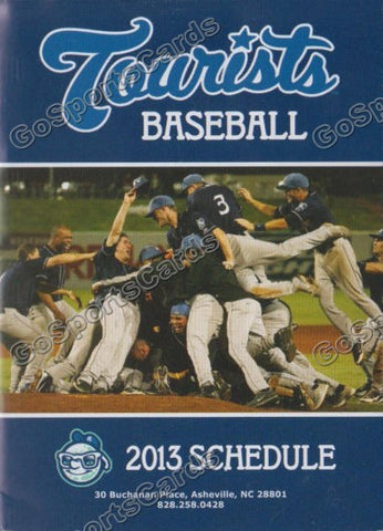 2013 Asheville Tourists Pocket Schedule