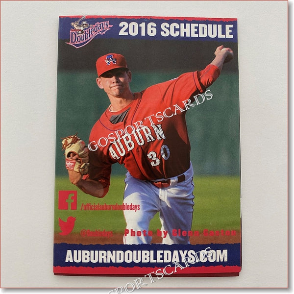2016 Auburn Doubledays Pocket Schedule