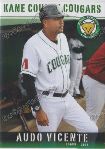 2015 Kane County Cougars Audo Vicente