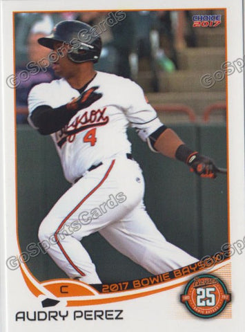 2017 Bowie Baysox Audry Perez