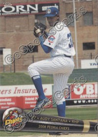 2008 Peoria Chiefs Audy Santana