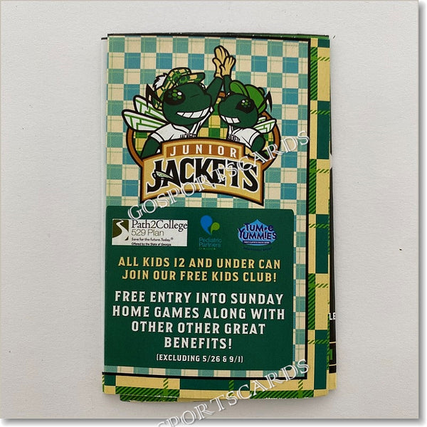 2019 Augusta GreenJackets Pocket Schedule