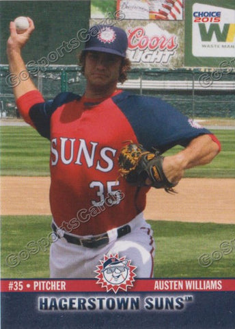 2015 Hagerstown Suns Austen Williams