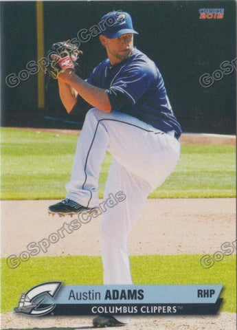 2015 Columbus Clippers Austin Adams