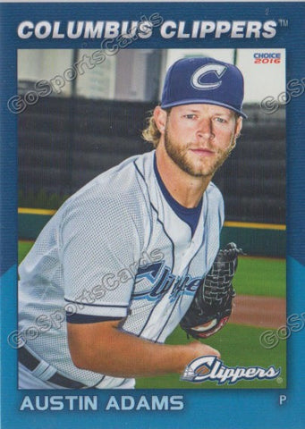 2016 Columbus Clippers Austin Adams