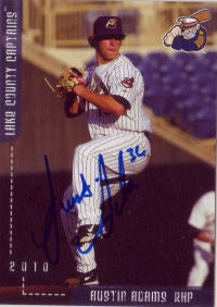 Austin Adams 2010 Lake County Captains (Autograph)