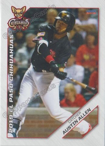 2019 El Paso Chihuahuas Austin Allen