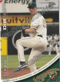 2012 Greensboro Grasshoppers Austin Brice