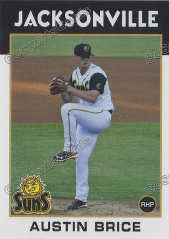 2016 Jacksonville Suns Austin Brice