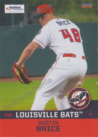 2018 Louisville Bats Austin Brice
