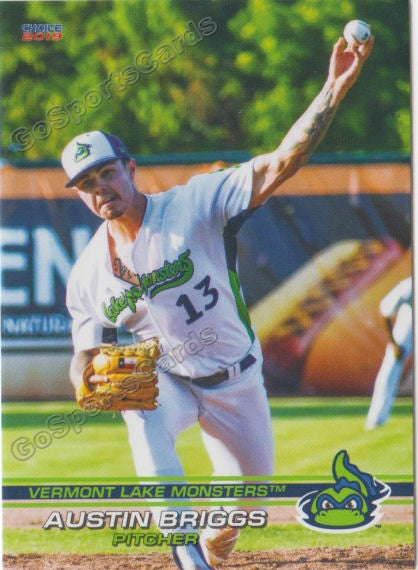 2019 Vermont Lake Monsters Austin Briggs