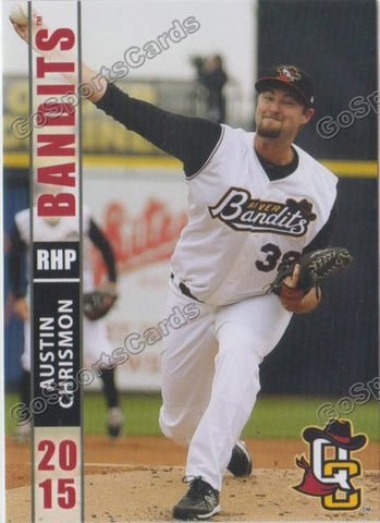 2015 Quad Cities River Bandits Austin Chrismon