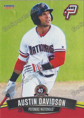 2017 Potomac Nationals Austin Davidson