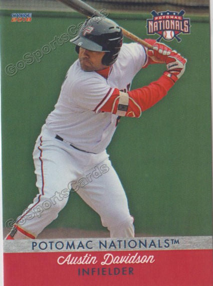 2018 Potomac Nationals Austin Davidson