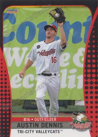 2018 Tri City ValleyCats Austin Dennis