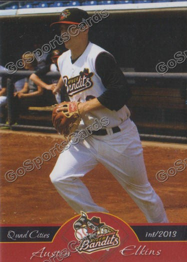 2013 Quad Cities River Bandits Austin Catfish Elkins