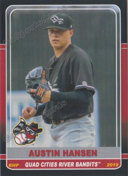 2019 Quad Cities River Bandits Austin Hansen