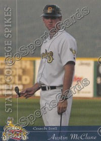 2012 State College Spikes Austin McClune
