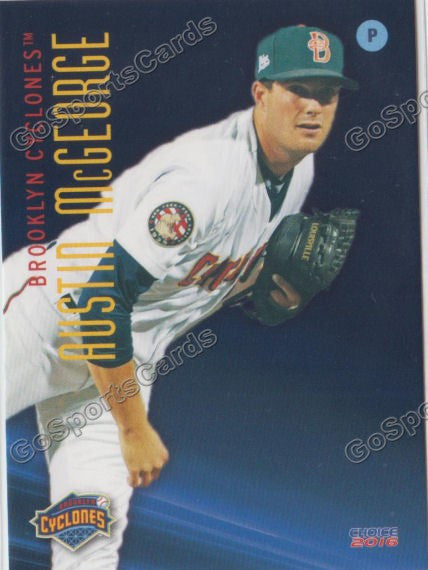 2016 Brooklyn Cyclones Austin McGeorge