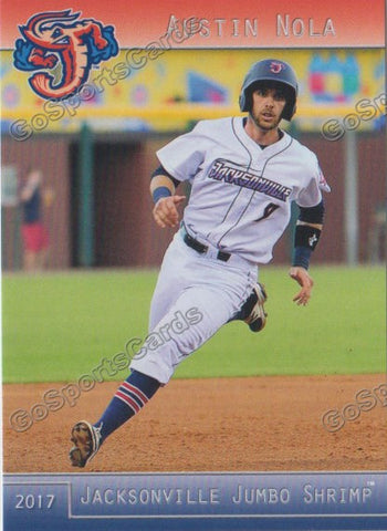2017 Jacksonville Jumbo Shrimp Austin Nola